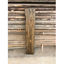 Altholz-Stil, rustikal, antik, Balken, Bohle, Eiche, braun (BROWN) geölt, Massivholz, 150x25x3cm